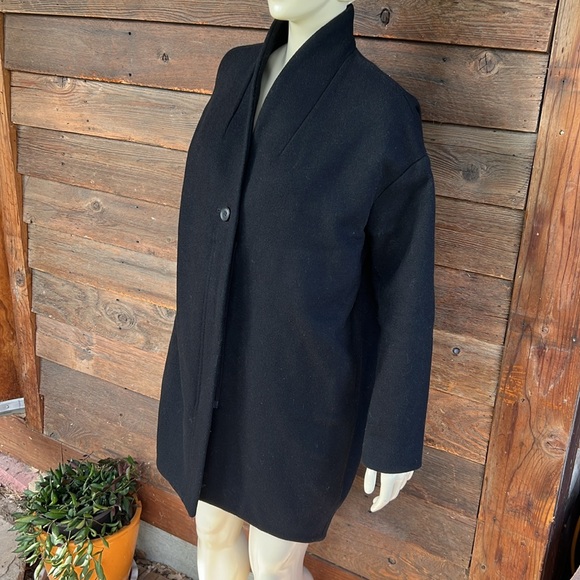 & other stories fully lined pea coat wool - Picture 2 of 10